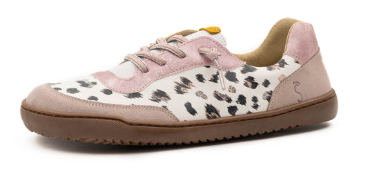 Flexinens deportivas respetuosas 9018-R Animal Print serraje boanco rosa