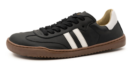 Flexinens calzado barefoot XL horma ancha Samba 9026-X Salvaje Negro/Blanco