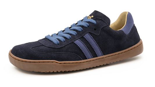 Flexinens calzado barefoot XL horma ancha modelo 9026-X serraje microfibra marino navy p XL miel