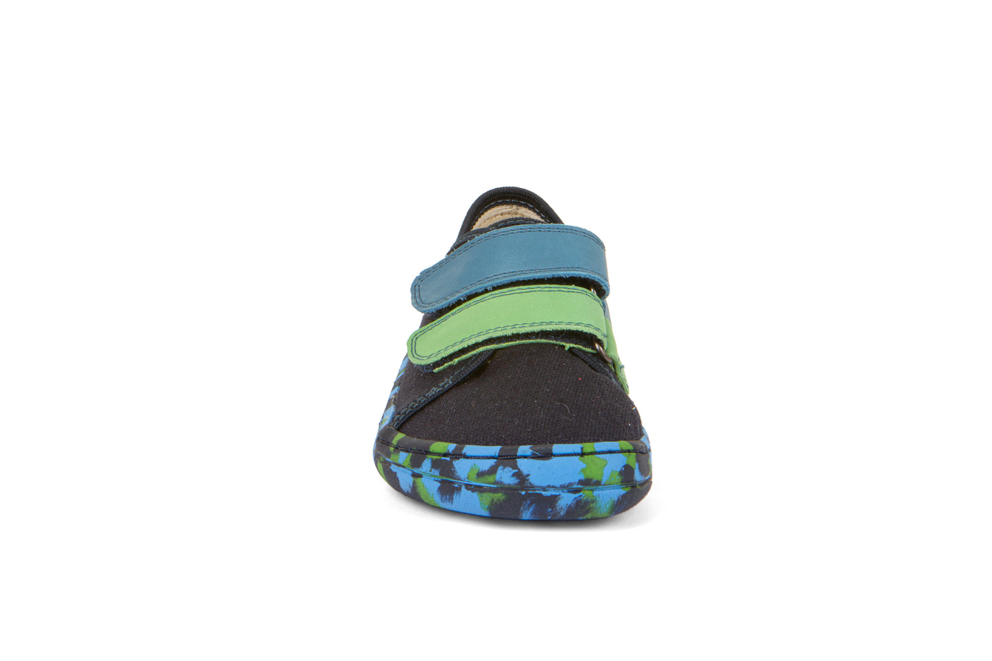 Froddo Canvas Shooes - BAREFOOT CANVAS slippers/sneakers- Blu/green