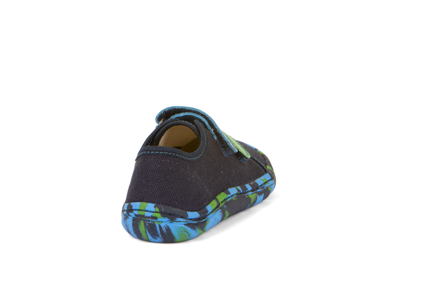 Froddo Canvas Shooes - BAREFOOT CANVAS slippers/sneakers- Blu/green