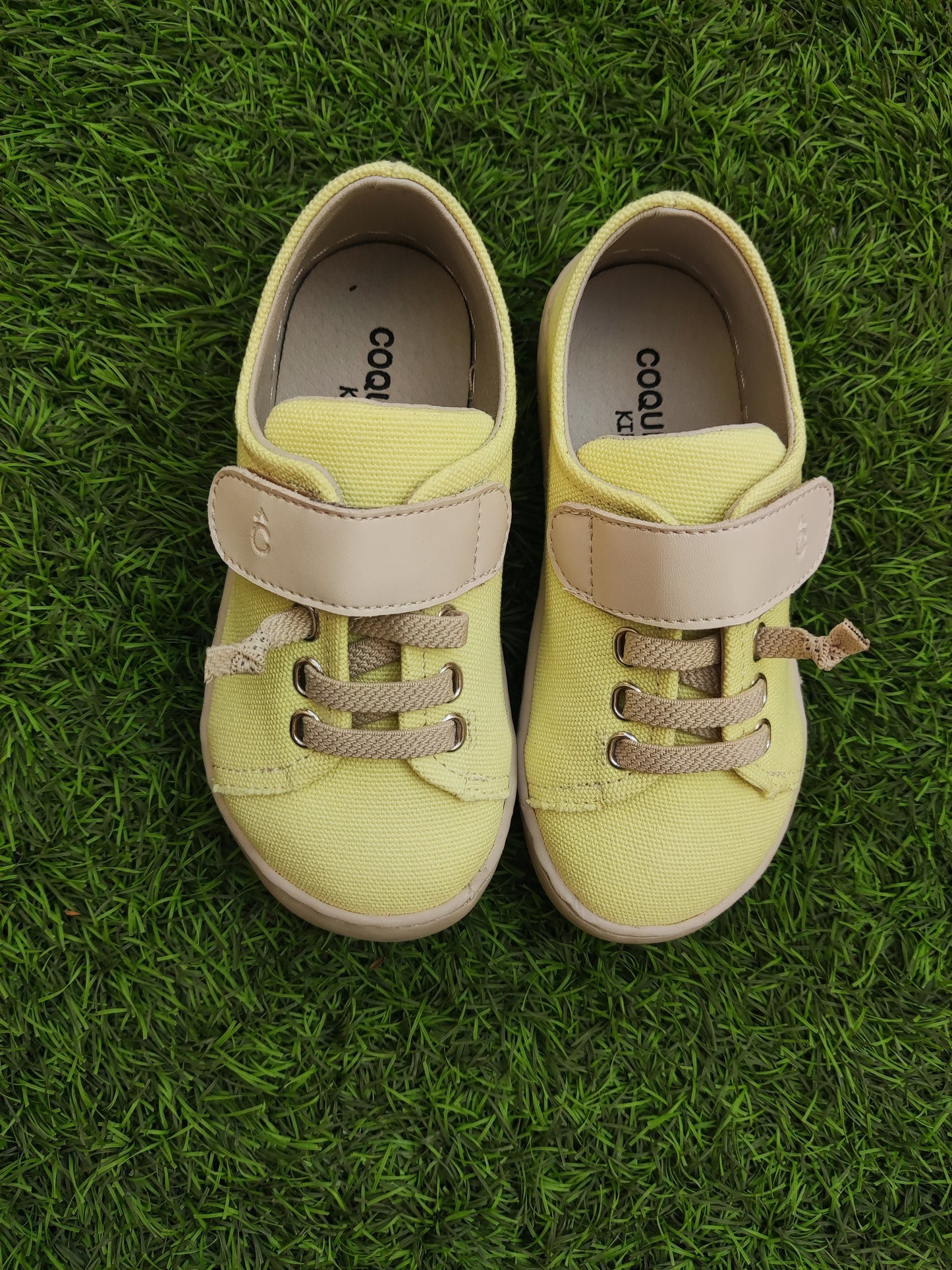 Coqueflex canvas respectful barefoot MODEL 15223 pique yellow