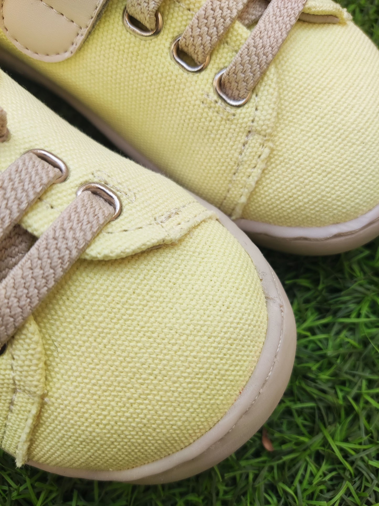 Coqueflex canvas respectful barefoot MODEL 15223 pique yellow