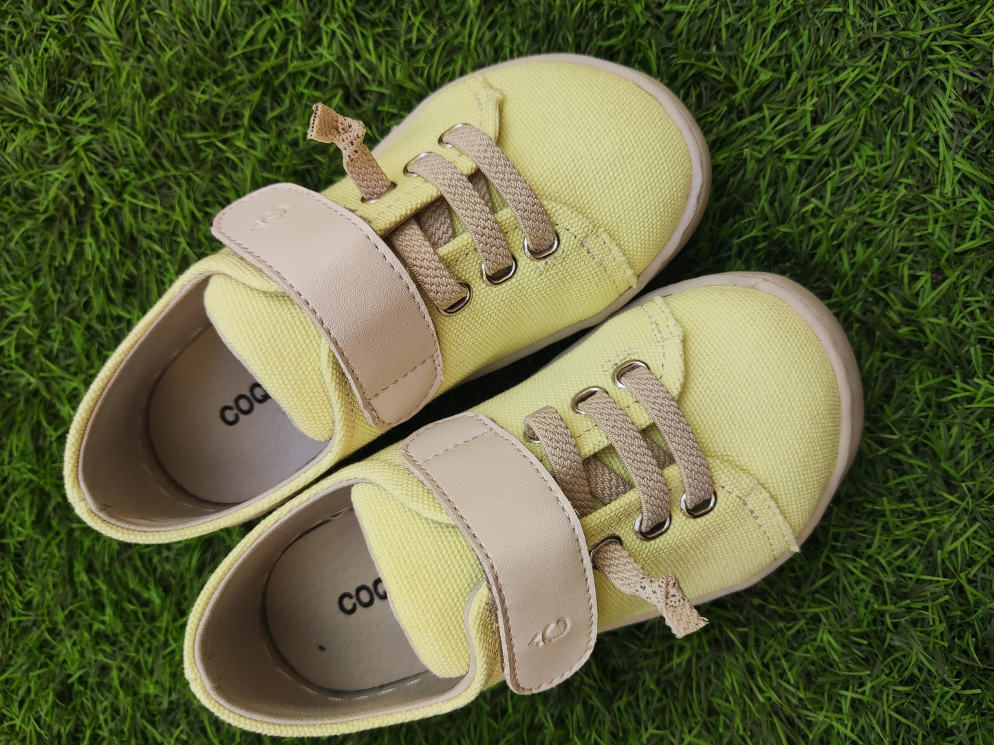 Coqueflex canvas respectful barefoot MODEL 15223 pique yellow