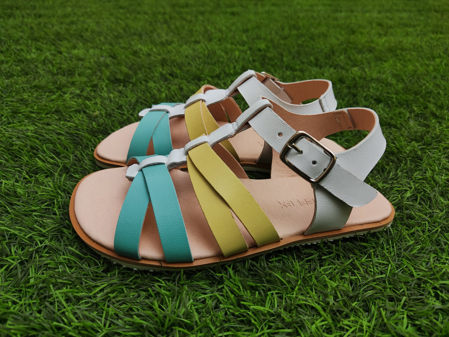 Coqueflex Sandalias 15281 Amarillo Azul