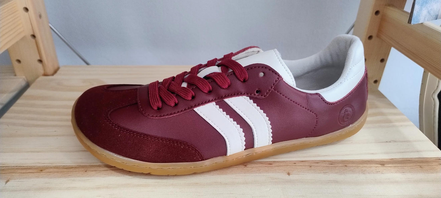 Coqueflex Retro Burgundy calzado barefoot respetuoso