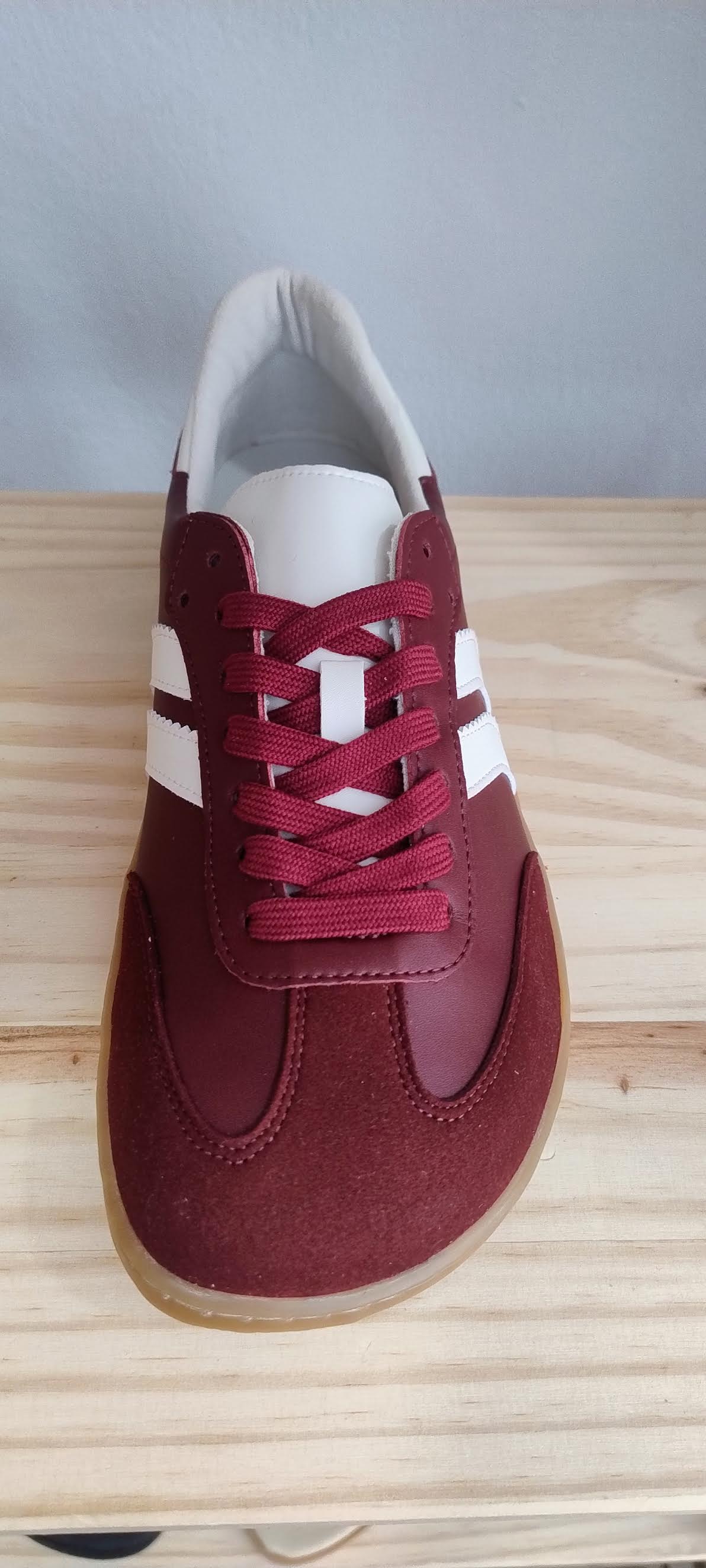 Coqueflex Retro Burgundy calzado barefoot respetuoso