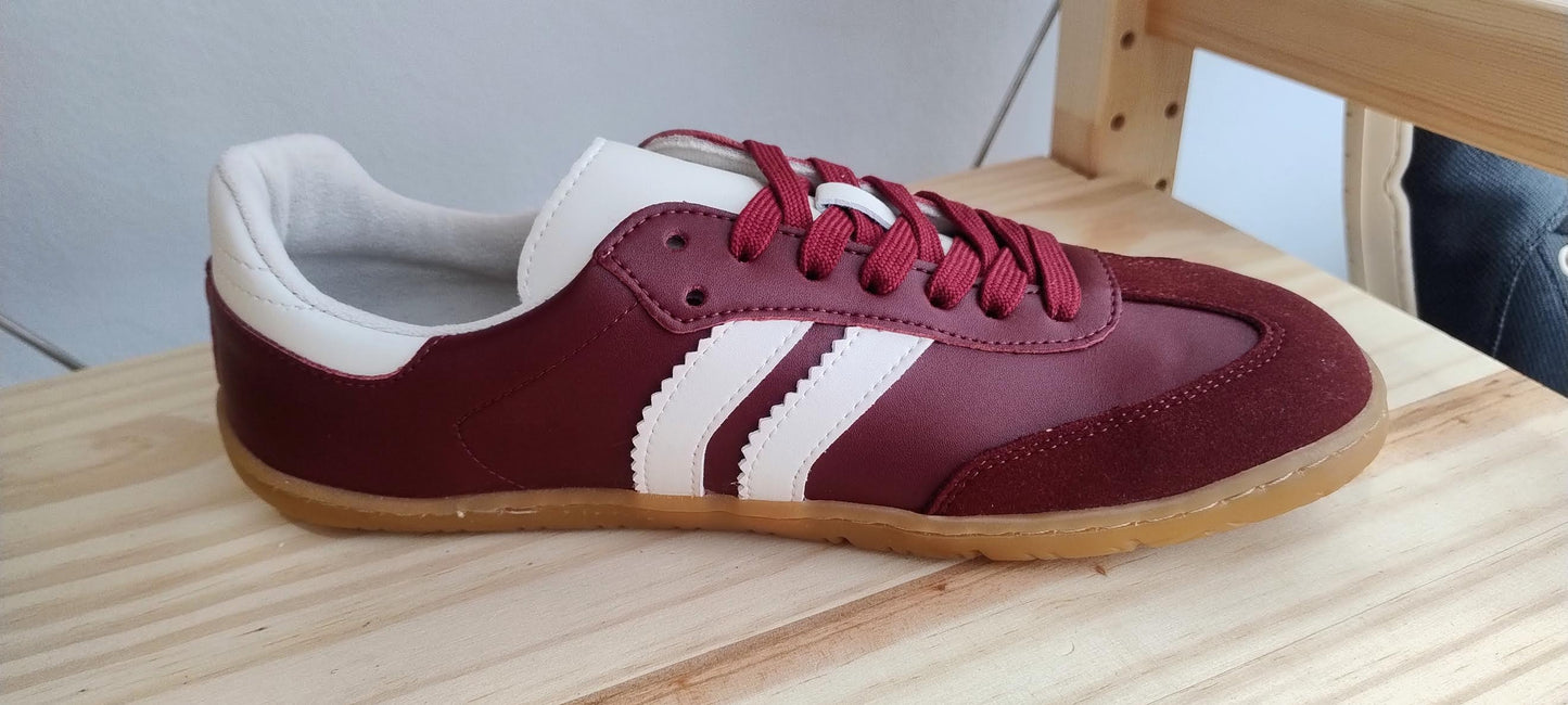Coqueflex Retro Burgundy calzado barefoot respetuoso