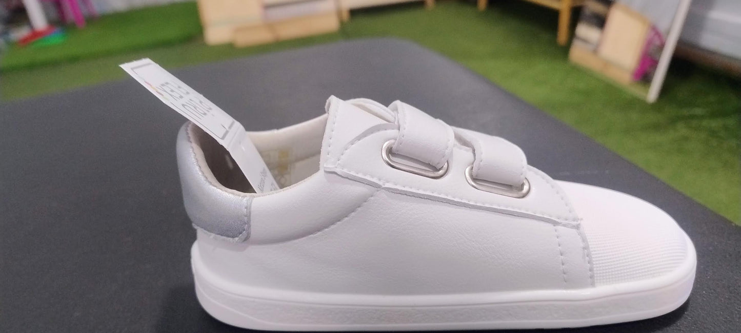 Piruflex Zapatilla Respetuosa Deportivo Infantil Respetuoso Blanco plata