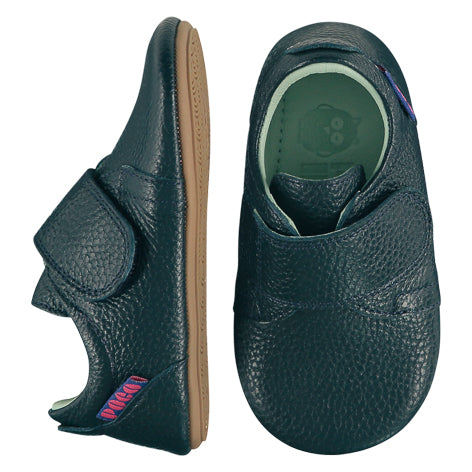 Little Nest mighty Teal strap shoes - respectful green shoes