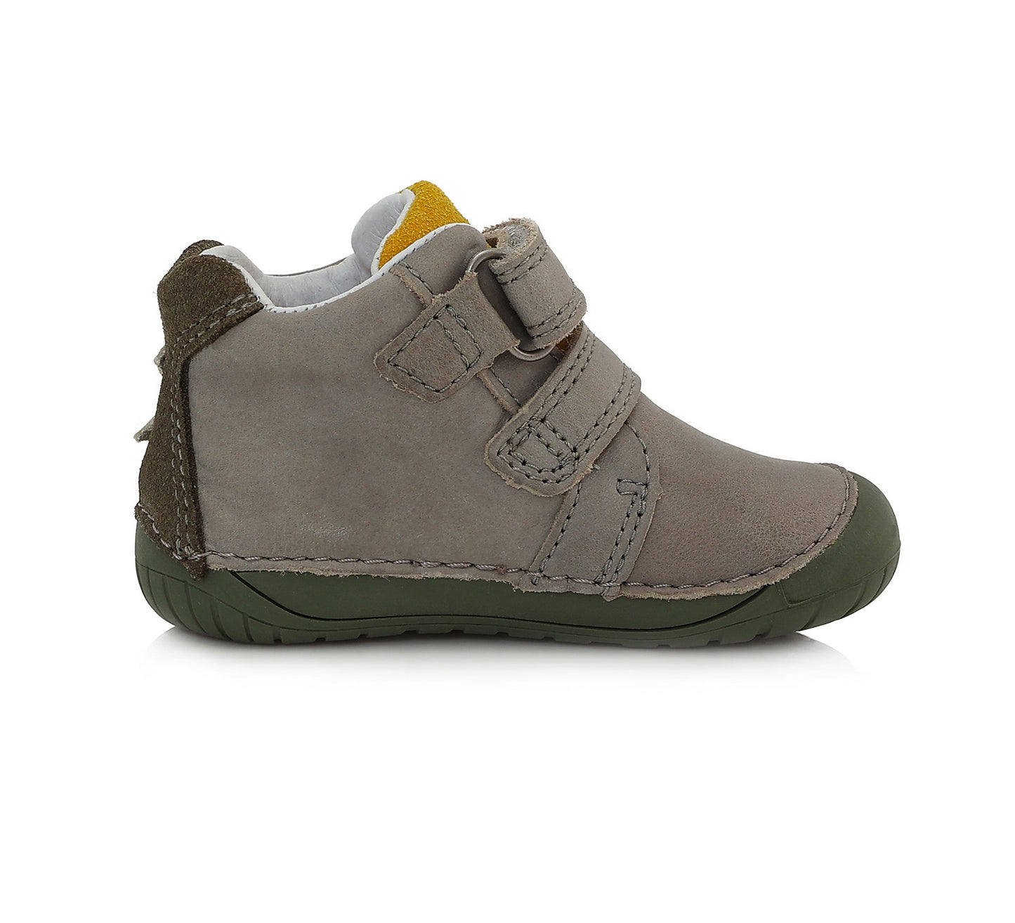 DD Step Respectful Children's Shoes Gray Crocodile