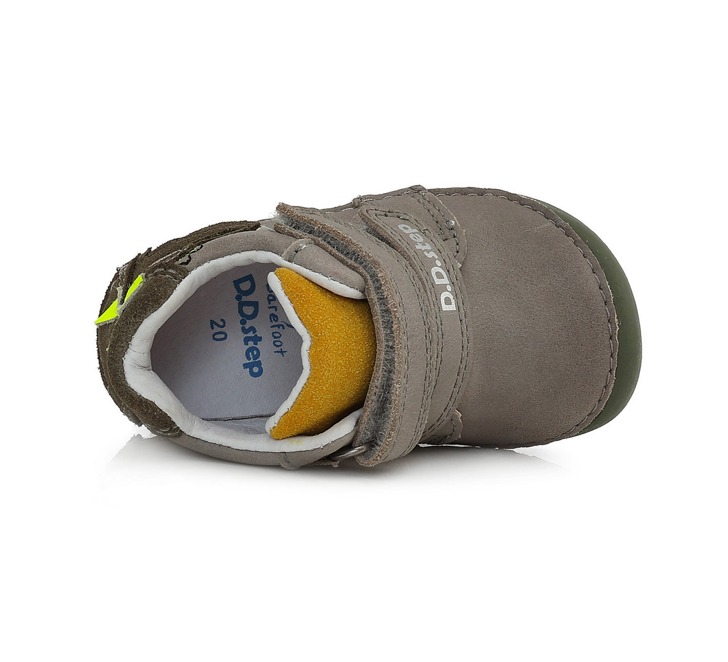 DD Step Respectful Children's Shoes Gray Crocodile