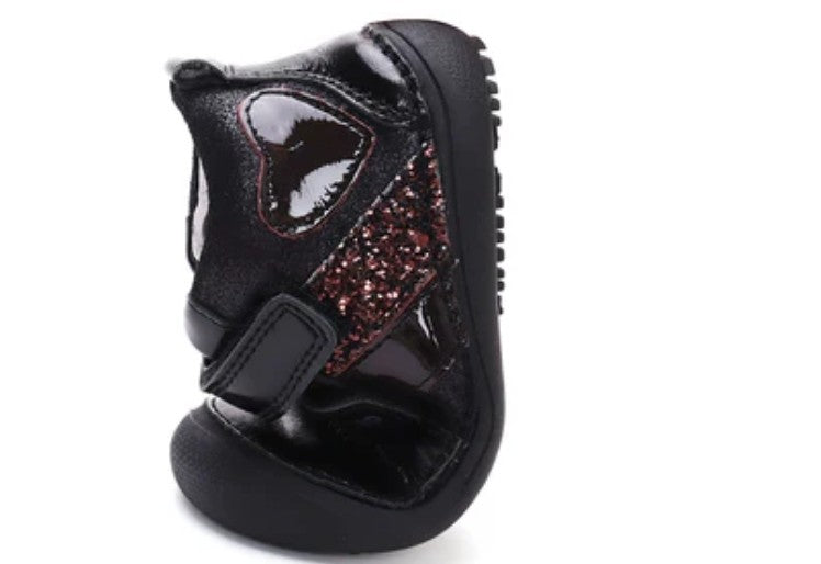 DD Step Deportivas Respetuosas Barefoot Negro Corazon