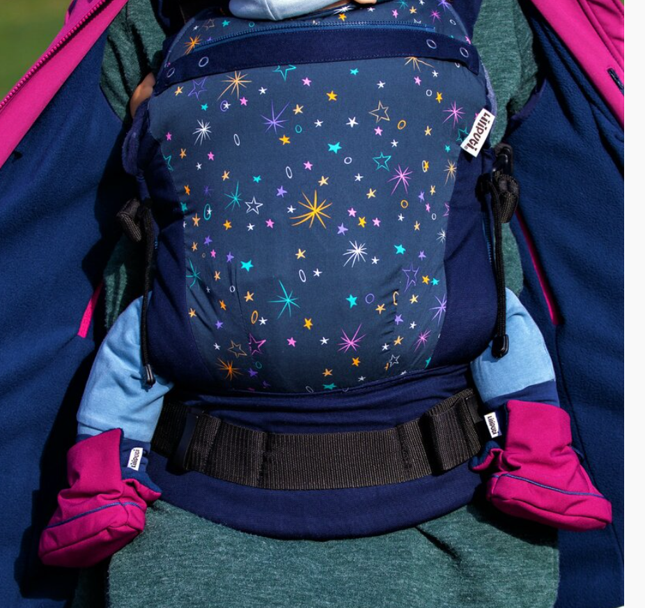 Babywearing boots - blue babywearing boots