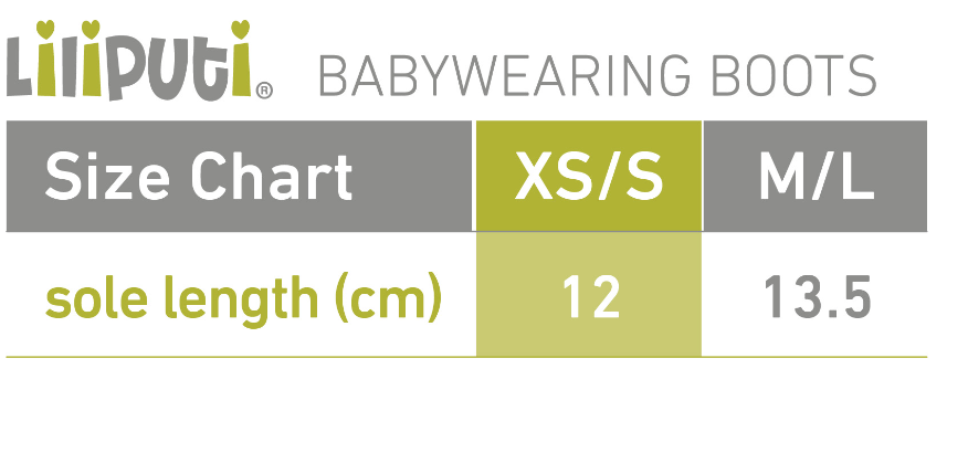 Babywearing boots - blue babywearing boots