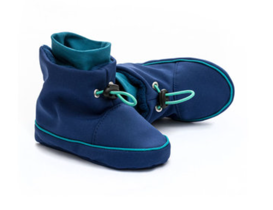 Babywearing boots - blue babywearing boots