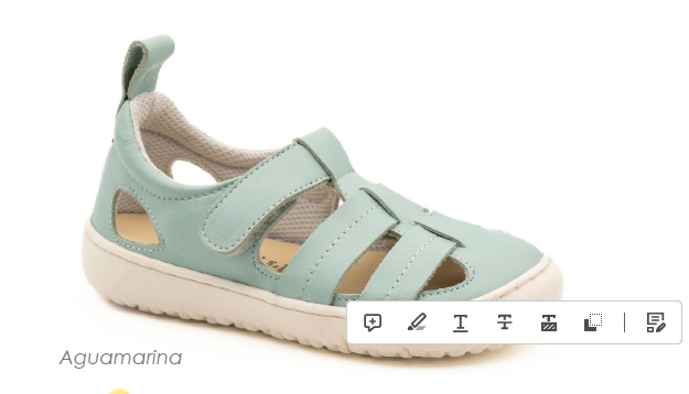 Coqueflex Gamo Aquamarine Barefoot Sandals