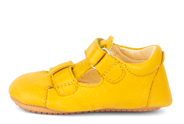 Froddo Prewalkers Yellow - Barefoot sandal/respectful first steps