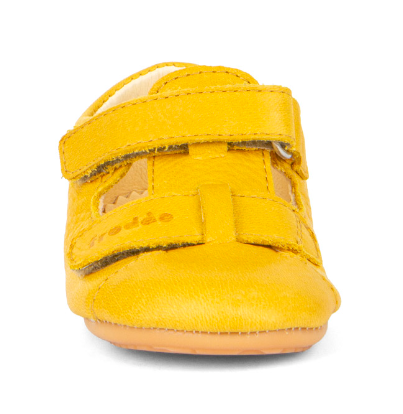 Froddo Prewalkers Yellow - Barefoot sandal/respectful first steps