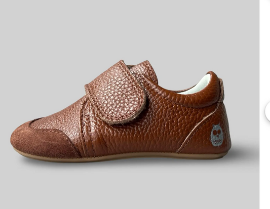 Little Nest mighty mocha strap shoes - respectful brown shoes
