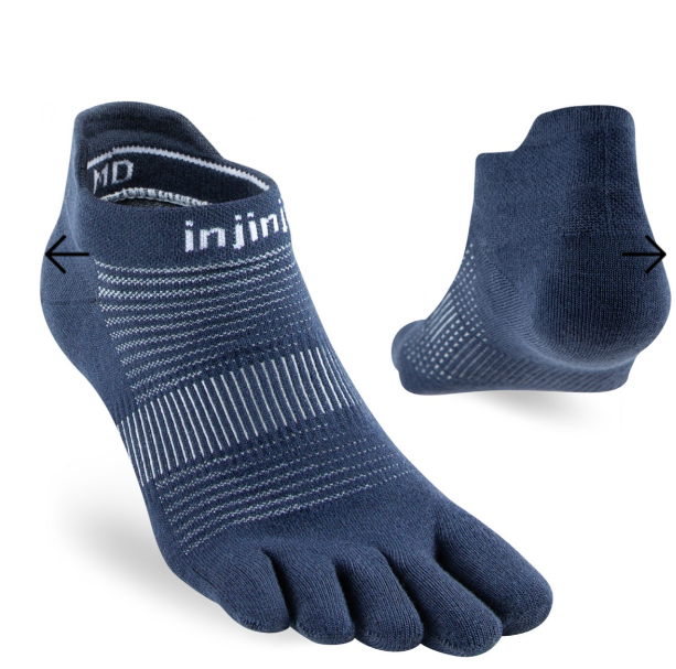 INJINJI Calcetines RUN LIGHTWEIGHT NO-SHOW (Navy)