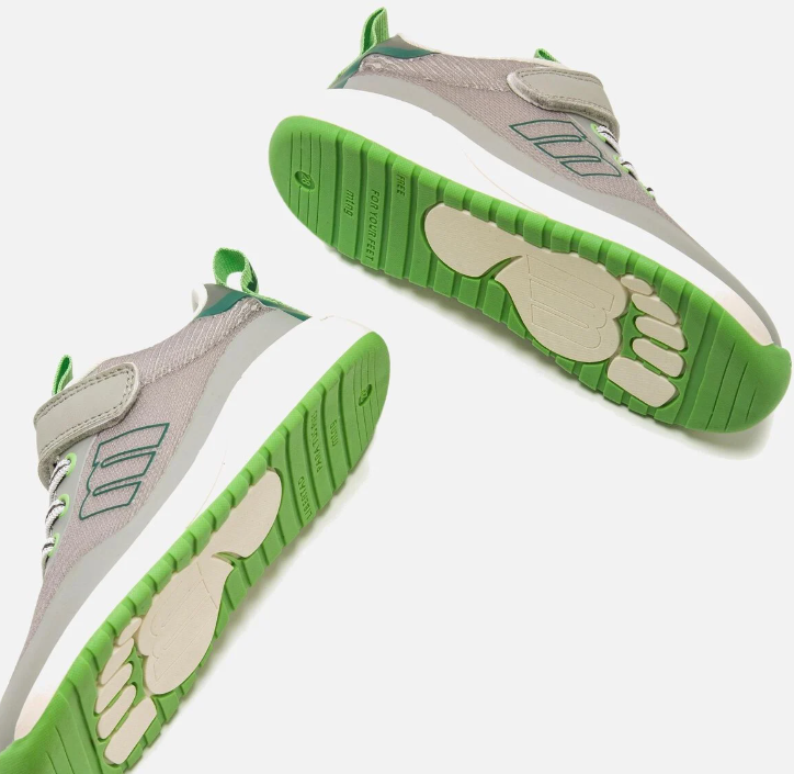 Mustang Free deportivas gris y verde respetuosas (Ref: 49045-C58292)