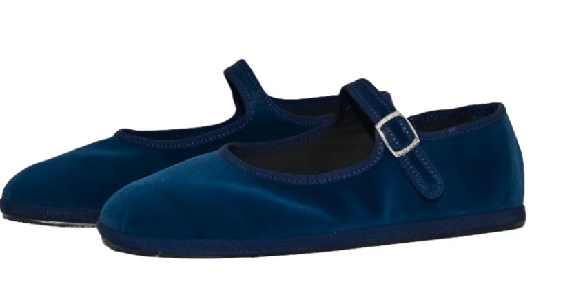 PRE VENTA Merceditas Mary Jane respetuosas tercio pelo azul