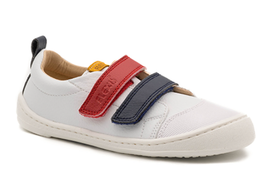 Flexinens Deportivas respetuosas blanco navy y rojo 9000R