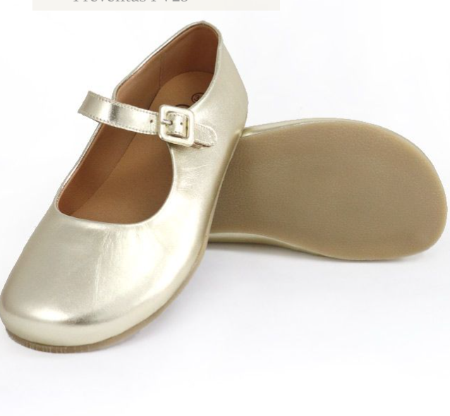 Ray Musgo - Zapatos merceditas barefoot ANCHAS- MIDA champàn - piel napa