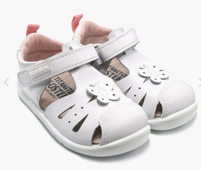 Titanitos sandalias respetuosas B500 Deka Blanco