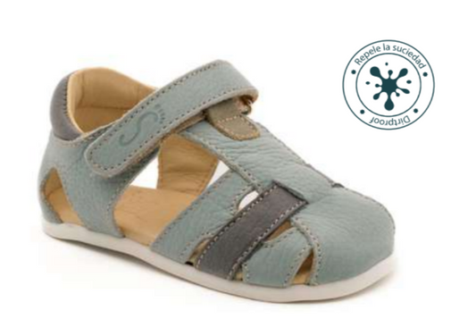 Sandalias respetuosas Flexinens primeros pasos 245-h lavanda safira mousse kaki