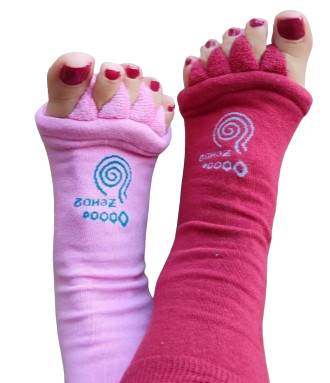 ZenD2 toe separator socks relax and help bunion black