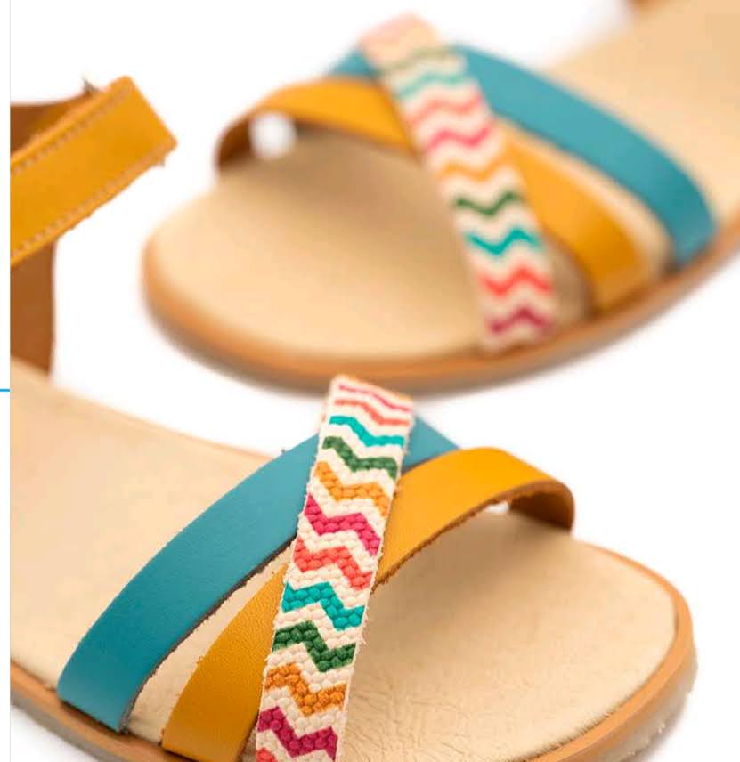 Flexinens Sandalias barefoot respetuosas 5142-PR ARROW/BOX MULTI/SKIMO/AGUA