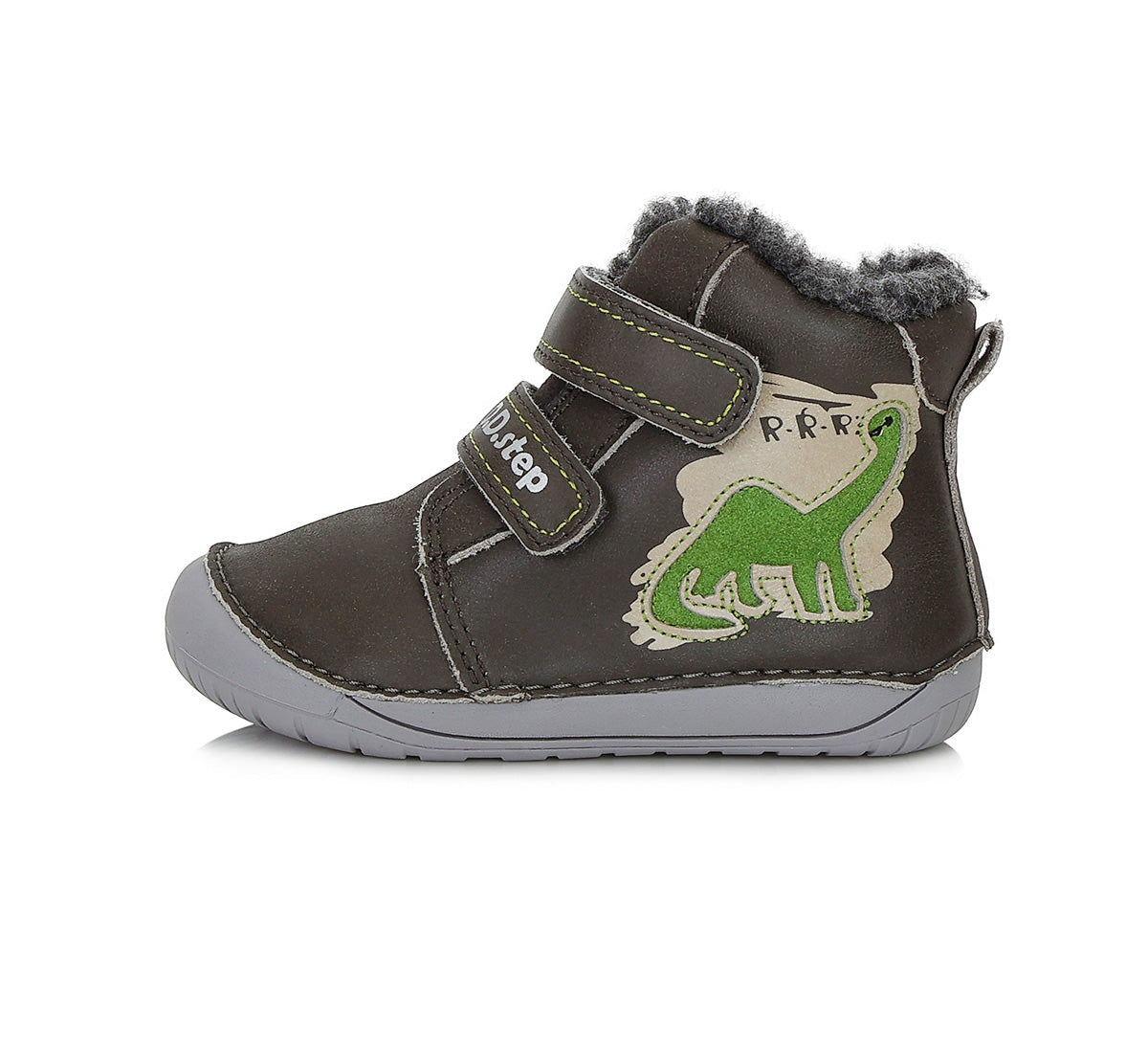 DD Step botitas con forro Dinosaurio