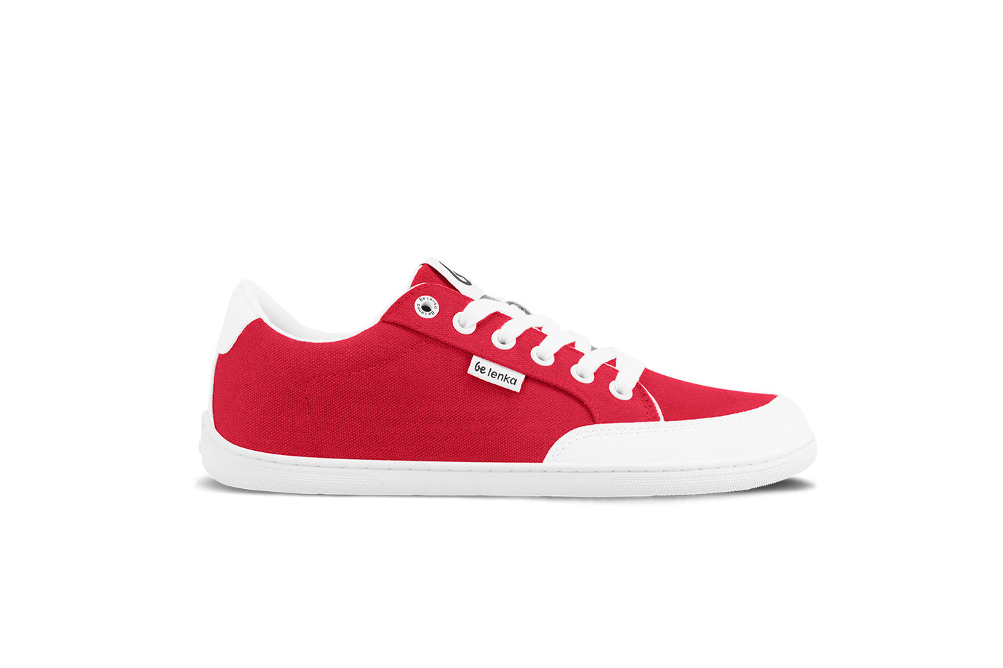 Barefoot sneakers Be Lenka Rebound - Red & White