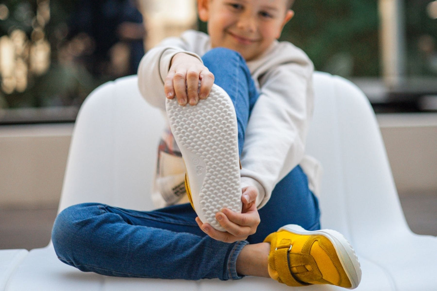 Be Lenka Kids barefoot sneakers - Joy - Yellow
