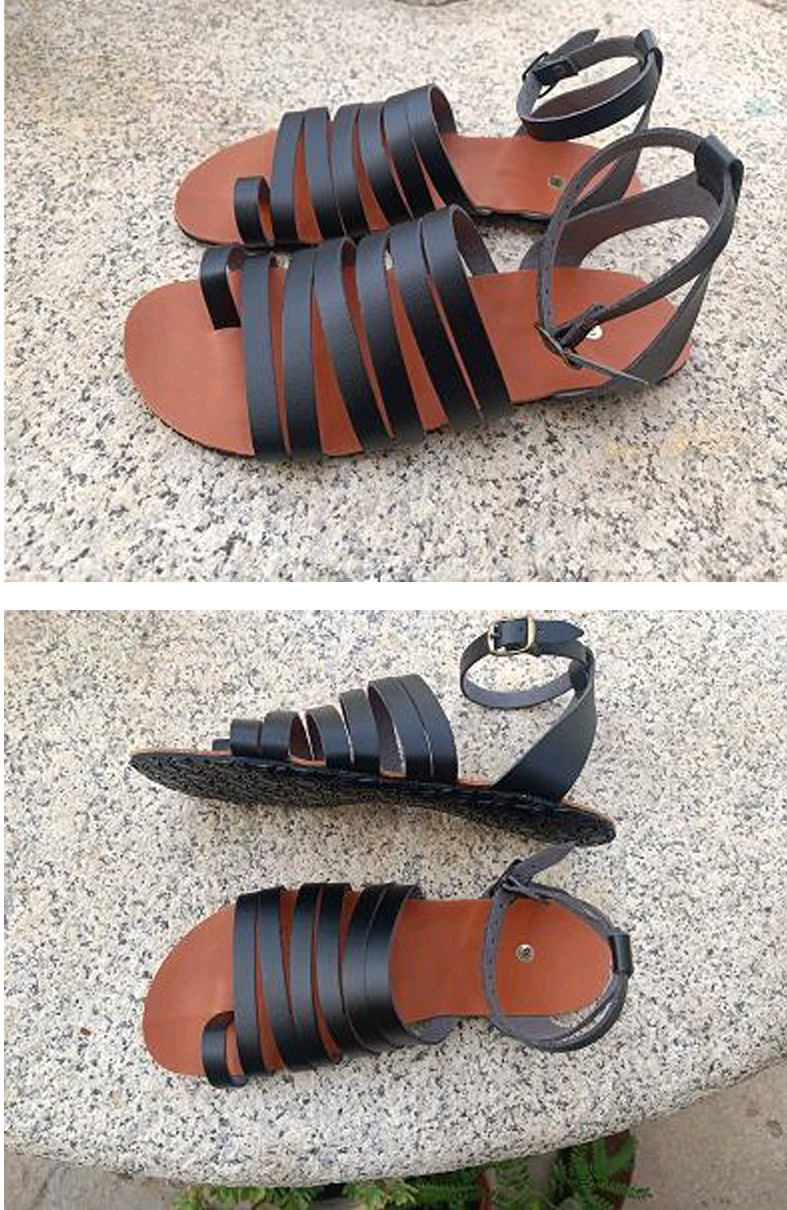 Bioworld sandalias Barefoot vegana Balboa Black suela vibram (sandalias artesanas)