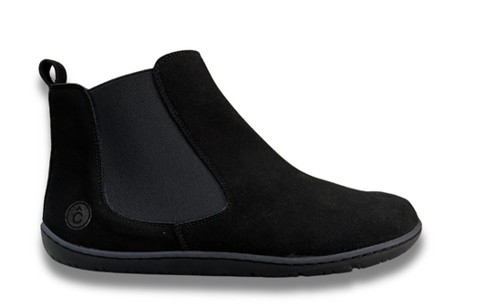 Coqueflex botines Barefoot Chelsea negro