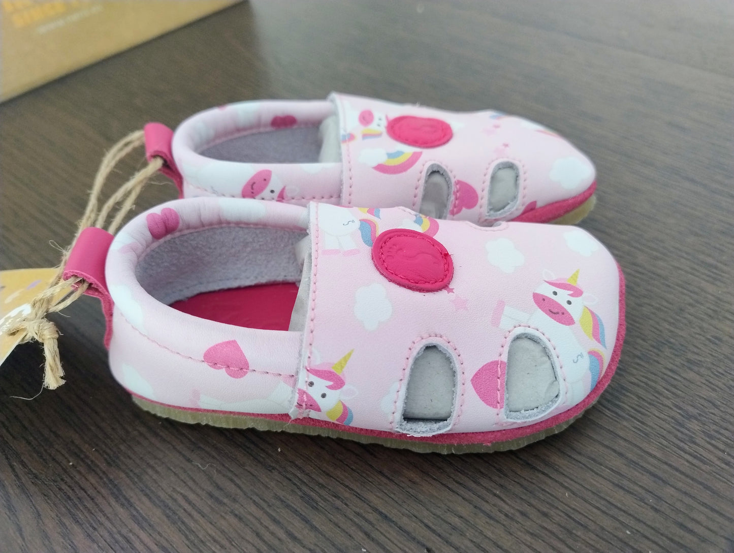 Flexinens sandalias respetuosas primeros pasos y marcha debutante en piel unicornio