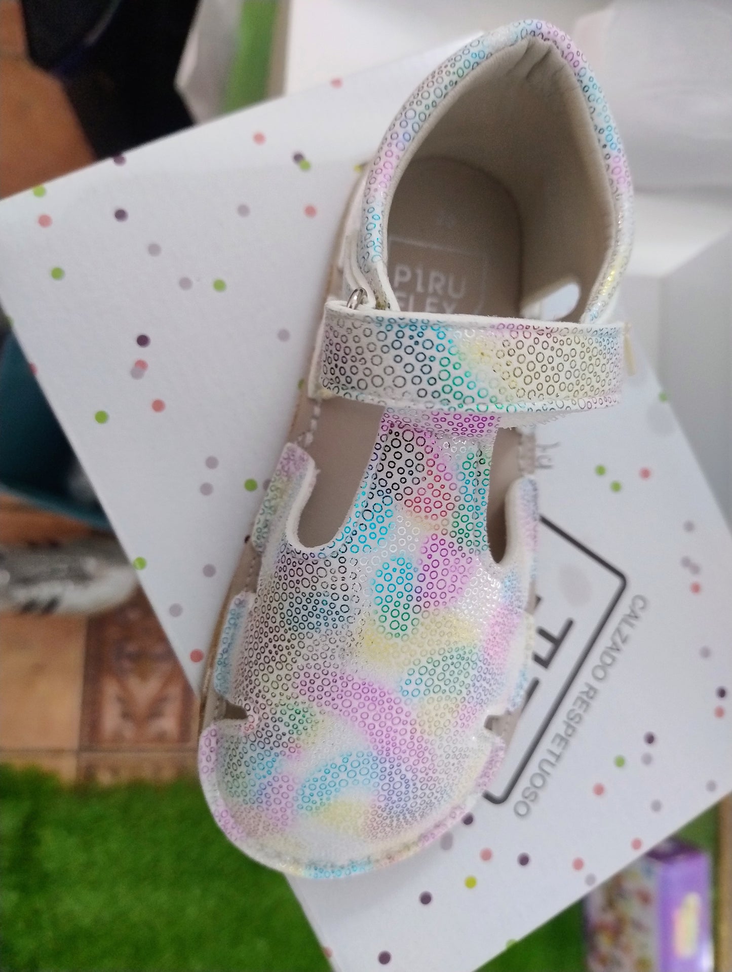 Piruflex Sandalias respetuosas brilli y colores (vegana) PF322-2