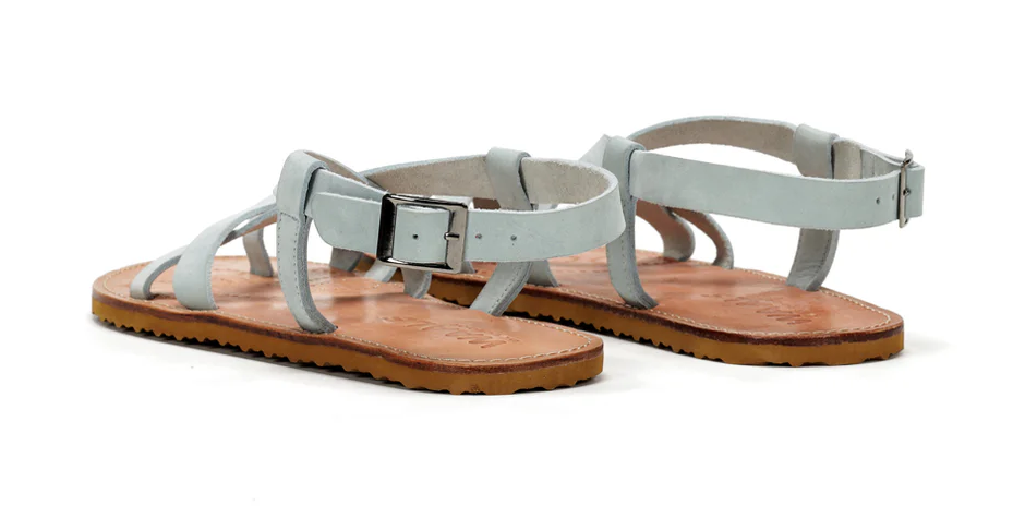 Waals sandalias Barefoot minimalistas cuero Natur II
