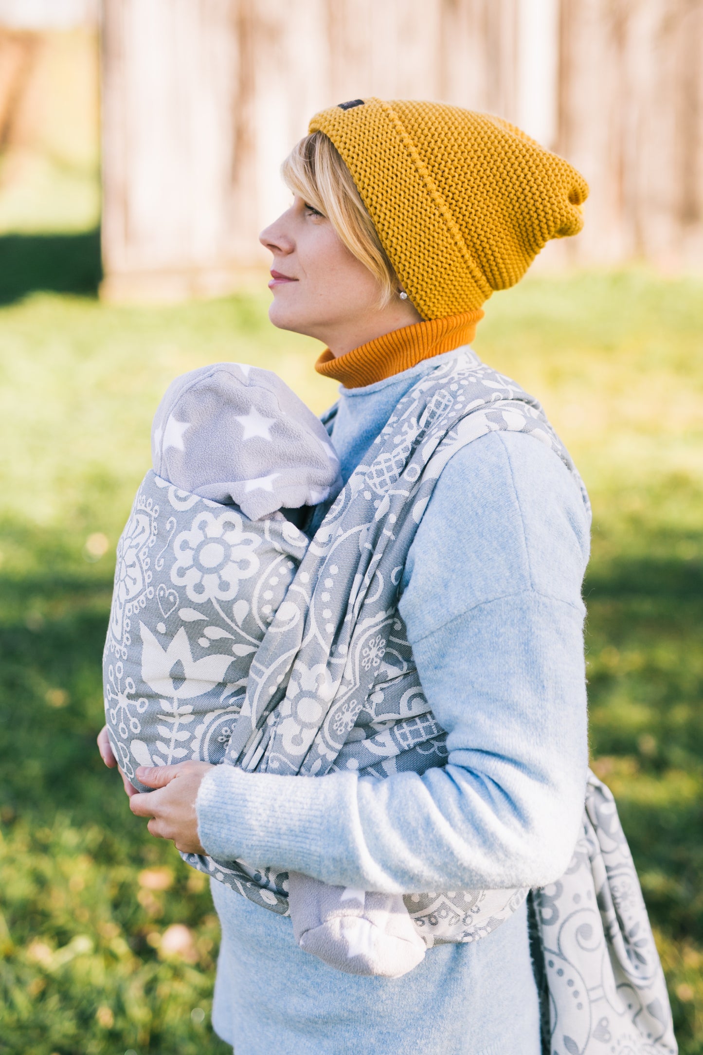 Be Lenka Folk Scarf - Gray