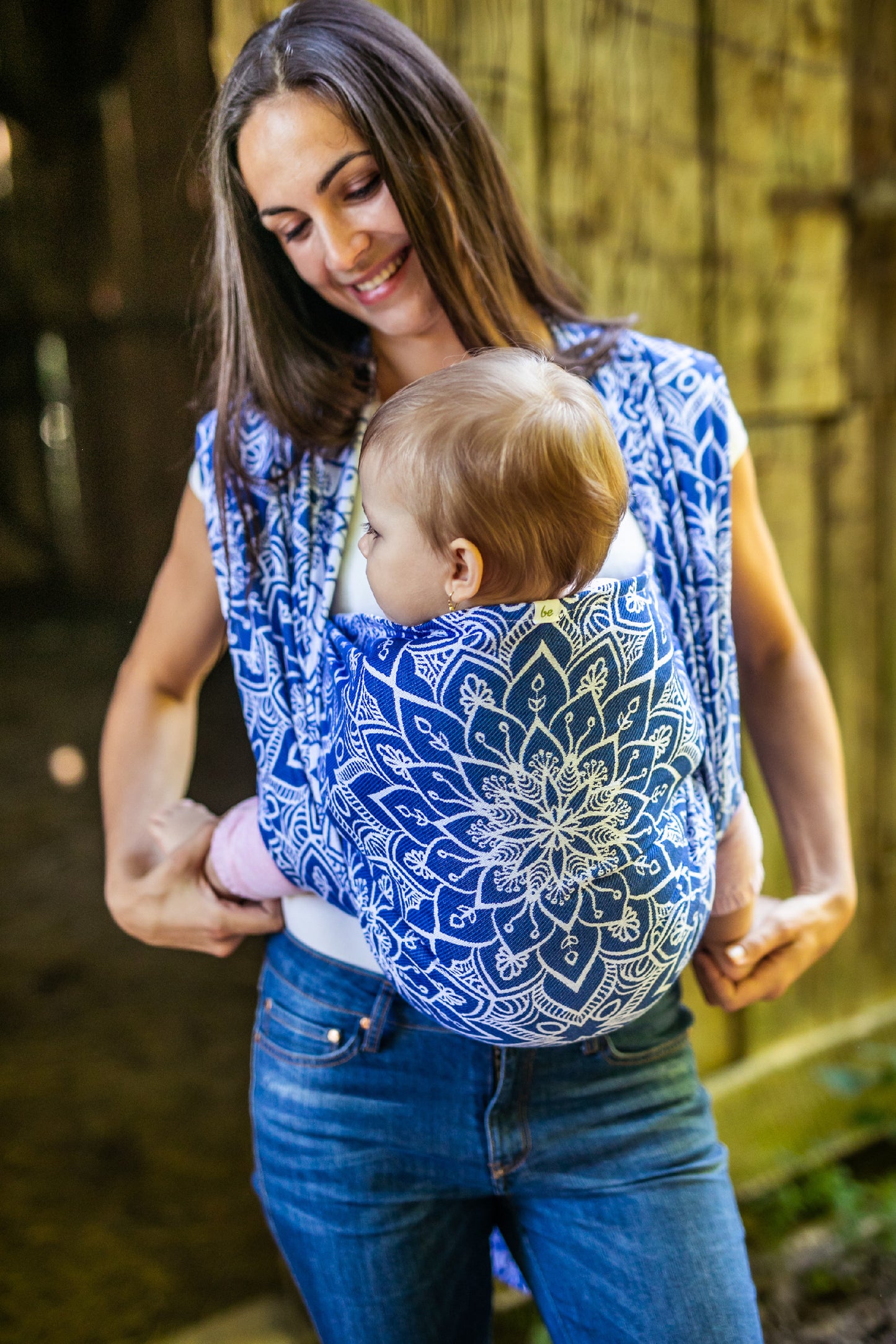 Be Lenka Mandala scarf - royal blue