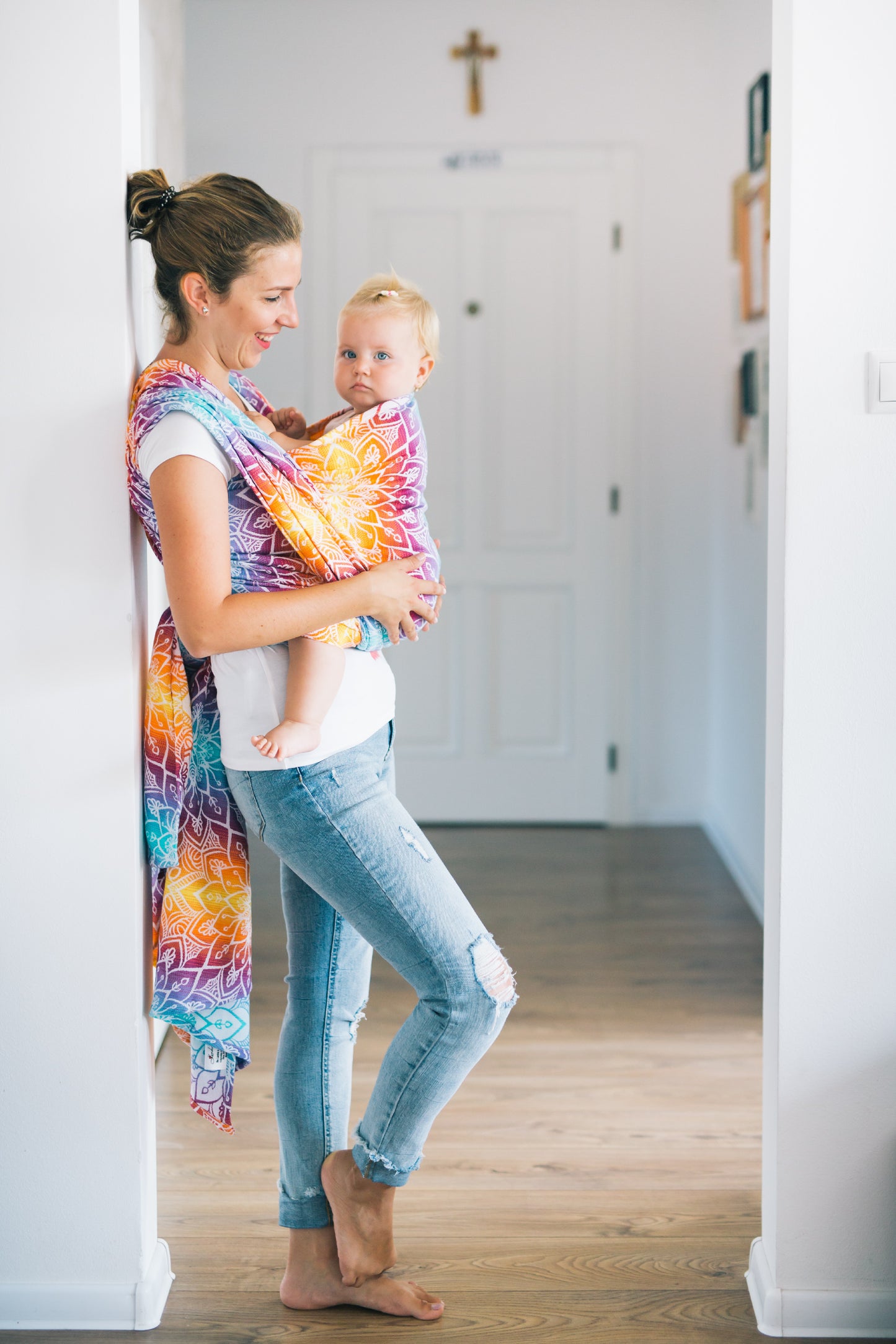 Be Lenka Mandala scarf - iridescent