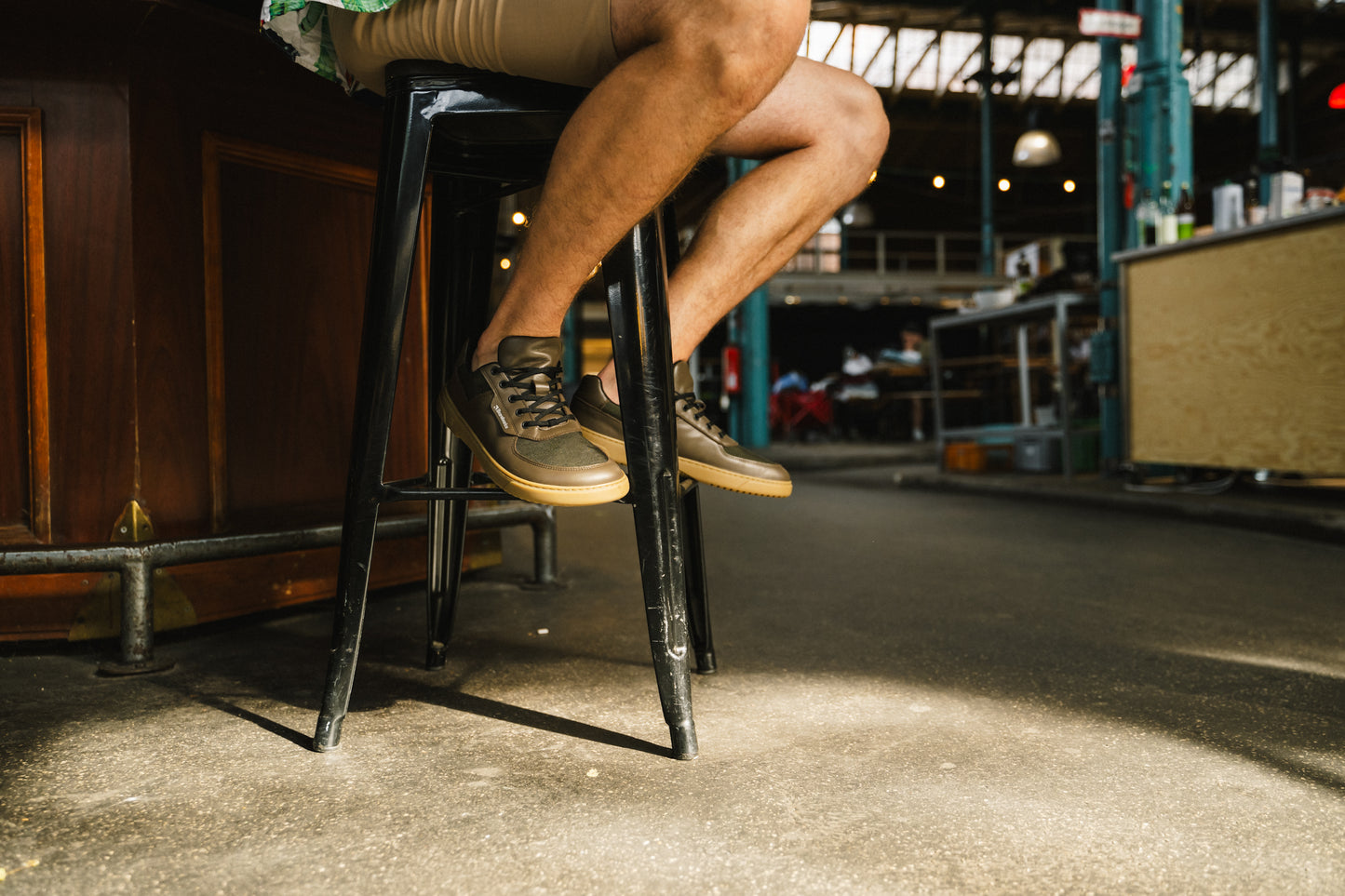Barefoot Sneakers Barebarics Bravo - Carob Brown