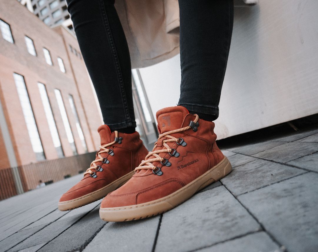 Barefoot Sneakers Barebarics Element - Clay Red