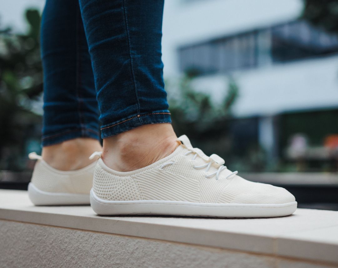 Barefoot zapatillas Be Lenka Elevate - Ivory White