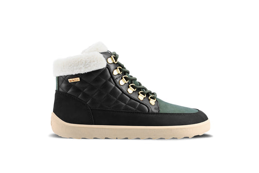 Barefoot Be Lenka Olivia Shoes - Black & Dark Green