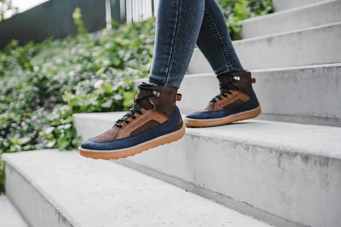 Barefoot Shoes Be Lenka York - Brown & Navy