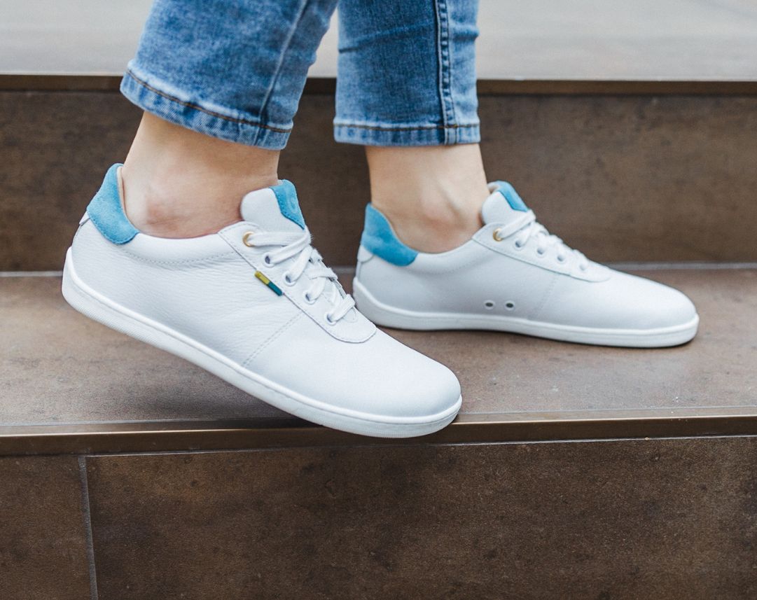 Zapatos barefoot Be Lenka Royale - White & Blue